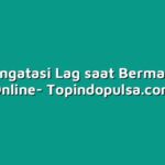 Cara Mengatasi Lag saat Bermain Game Online