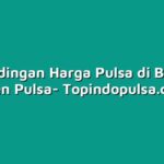 Perbandingan Harga Pulsa di Berbagai Agen Pulsa