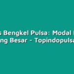 Bisnis Bengkel Pulsa: Modal Kecil, Peluang Besar