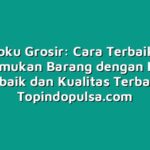 Topindoku Grosir: Cara Terbaik untuk Menemukan Barang dengan Harga Terbaik dan Kualitas Terbaik