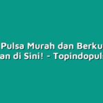 Grosir Pulsa Murah dan Berkualitas? Temukan di Sini!