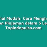 Tutorial Mudah: Cara Menghitung Angsuran Pinjaman dalam 5 Langkah