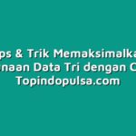 Tips & Trik Memaksimalkan Penggunaan Data Tri dengan Cerdas
