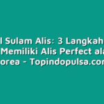 Tutorial Sulam Alis: 3 Langkah Mudah untuk Memiliki Alis Perfect ala Artis Korea