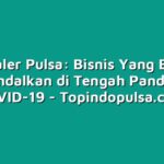 Dealer Pulsa: Bisnis Yang Bisa Diandalkan di Tengah Pandemi COVID-19