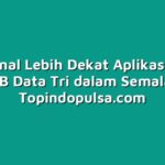 Mengenal Lebih Dekat Aplikasi Capai 100GB Data Tri dalam Semalam!