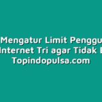 Cara Mengatur Limit Penggunaan Kuota Internet Tri agar Tidak Boros