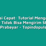 Solusi Cepat: Tutorial Mengatasi Masalah Tidak Bisa Mengirim SMS pada Kartu Prabayar