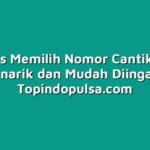 10 Tips Memilih Nomor Cantik yang Menarik dan Mudah Diingat