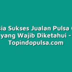 Rahasia Sukses Jualan Pulsa Grosir yang Wajib Diketahui