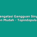 Cara Mengatasi Gangguan Sinyal Axis dengan Mudah