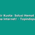 Grosir Kuota: Solusi Hemat bagi Pengguna Internet!