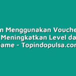 Panduan Menggunakan Voucher Game untuk Meningkatkan Level dan Skill Game