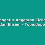 Cara Mengatur Anggaran Cicilan yang Efektif dan Efisien