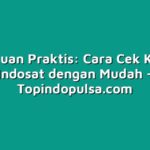 Panduan Praktis: Cara Cek Kuota Indosat dengan Mudah