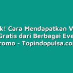 Ayo Cek! Cara Mendapatkan Voucher Game Gratis dari Berbagai Event dan Promo